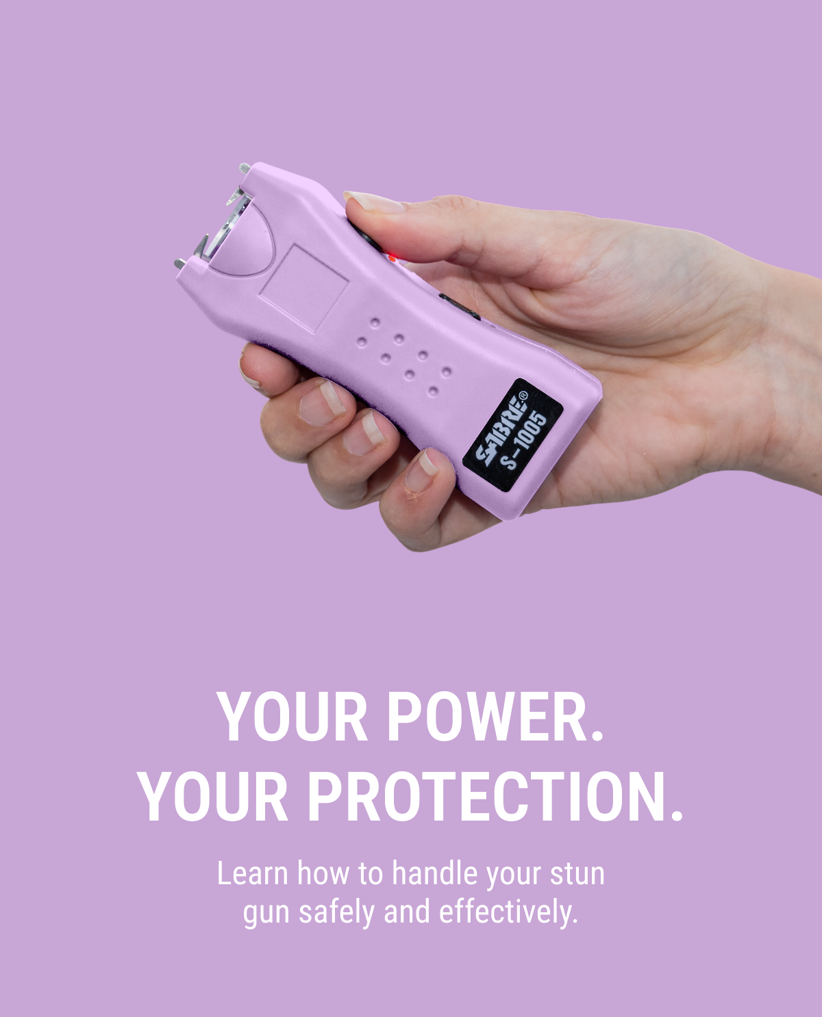 SABRE lavender stun  gun