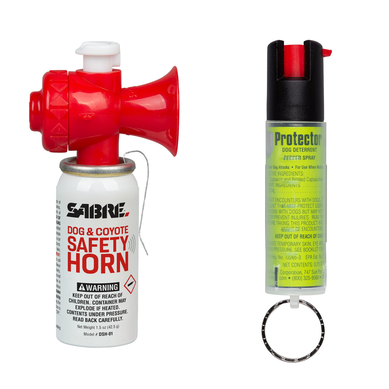SABRE dog and coyote sprays and horn